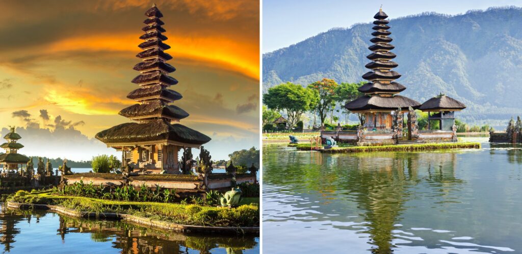 Le temple Ulun Danu Beratan - Canva Pro