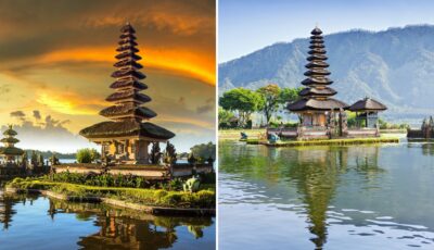 Le temple Ulun Danu Beratan - Canva Pro