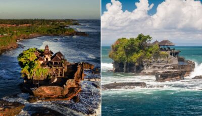 Le temple Tanah Lot - Canva Pro